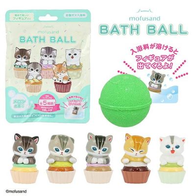 Mofusand Bath Ball with Random Mascot