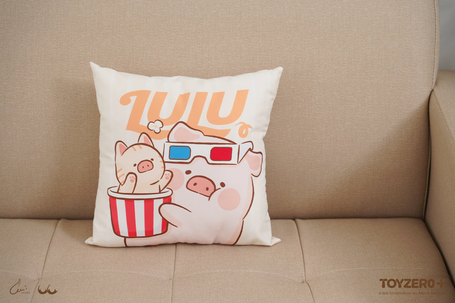 LULU THE PIGGY CATURDAY - POPCORN CUSHION