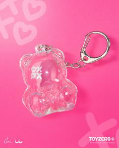 LuLu the Piggy Teddy Mini Keychain Case