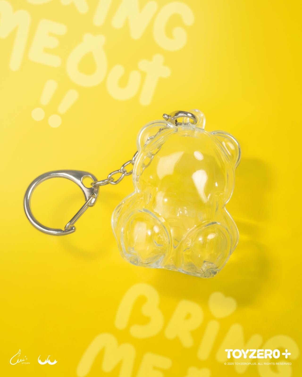 LuLu the Piggy Teddy Mini Keychain Case