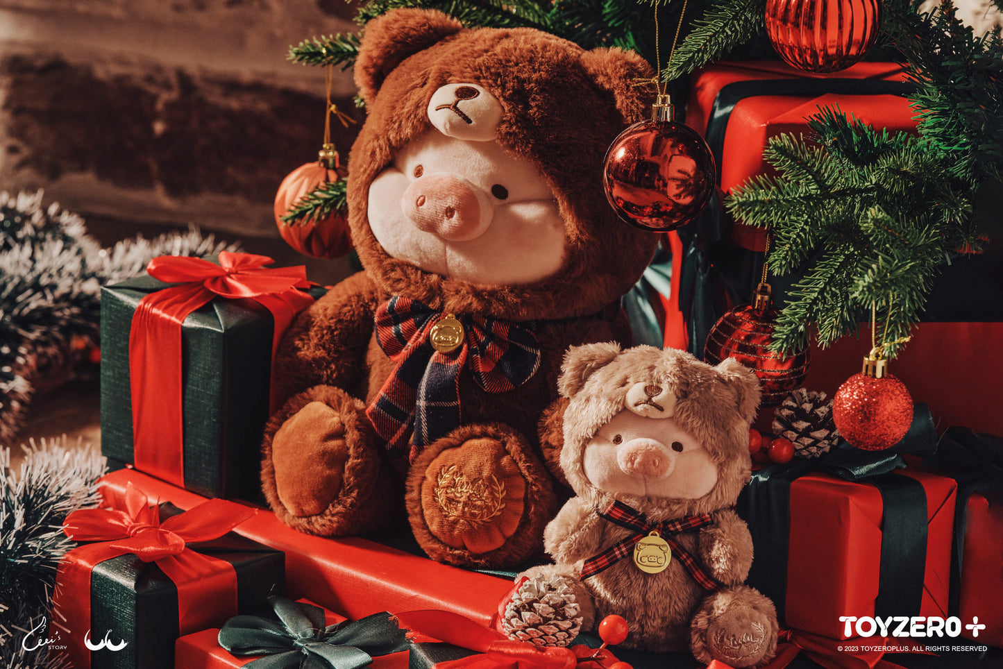 LuLu the Piggy X'Mas - 14cm Teddy LuLu