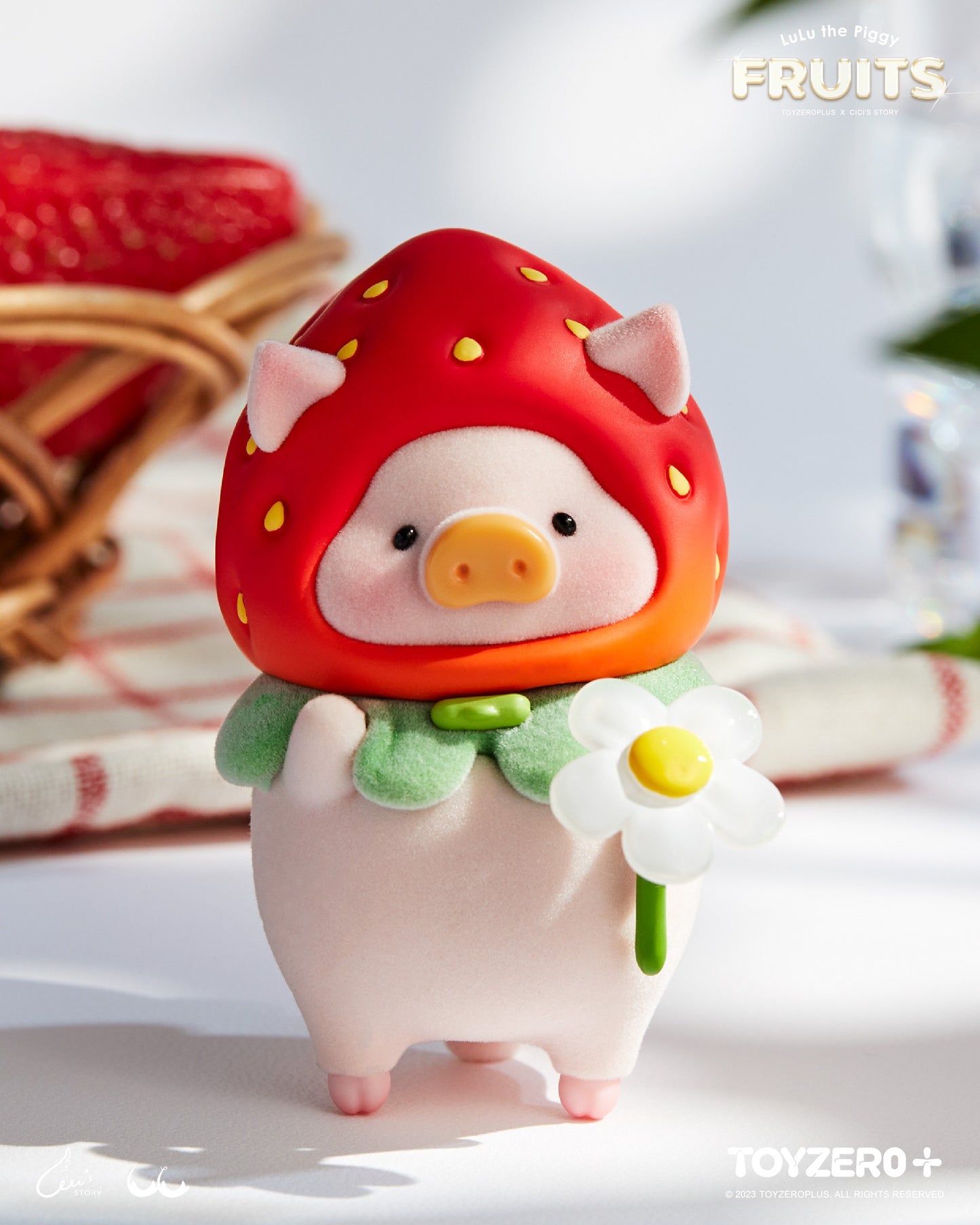 罐頭豬LuLu 莓好滋味吊卡 LuLu the Piggy Strawberry LuLu