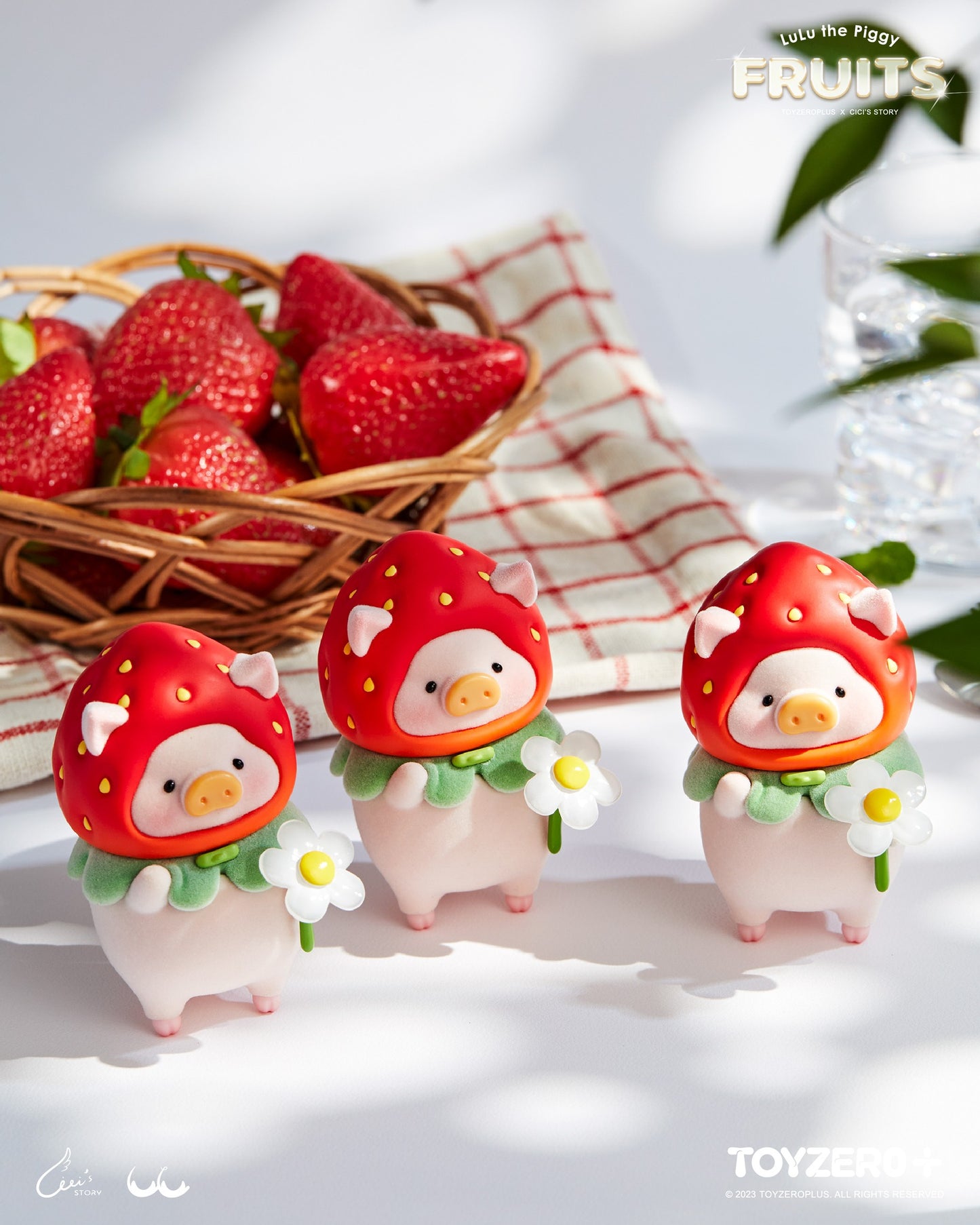 罐頭豬LuLu 莓好滋味吊卡 LuLu the Piggy Strawberry LuLu