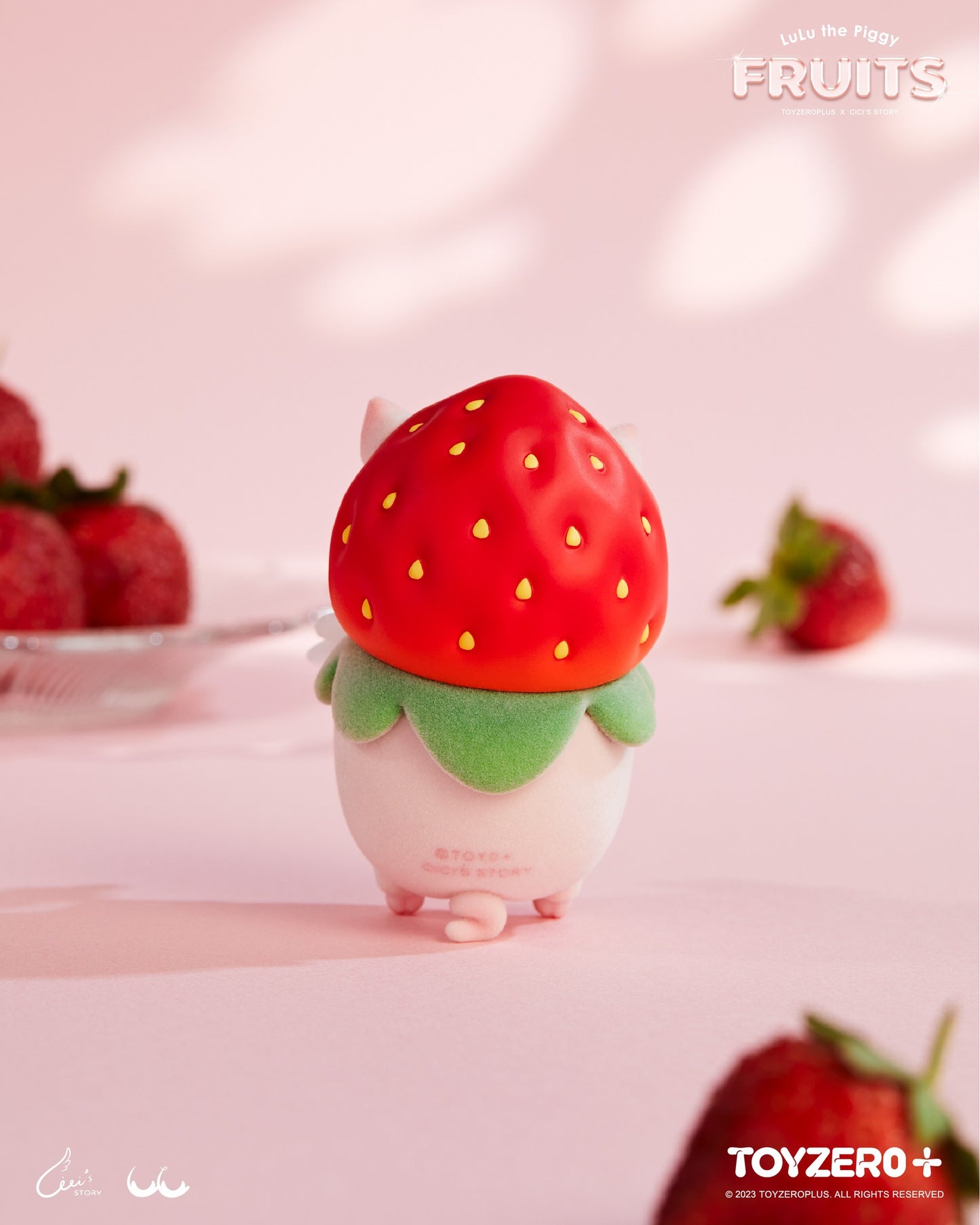 罐頭豬LuLu 莓好滋味吊卡 LuLu the Piggy Strawberry LuLu