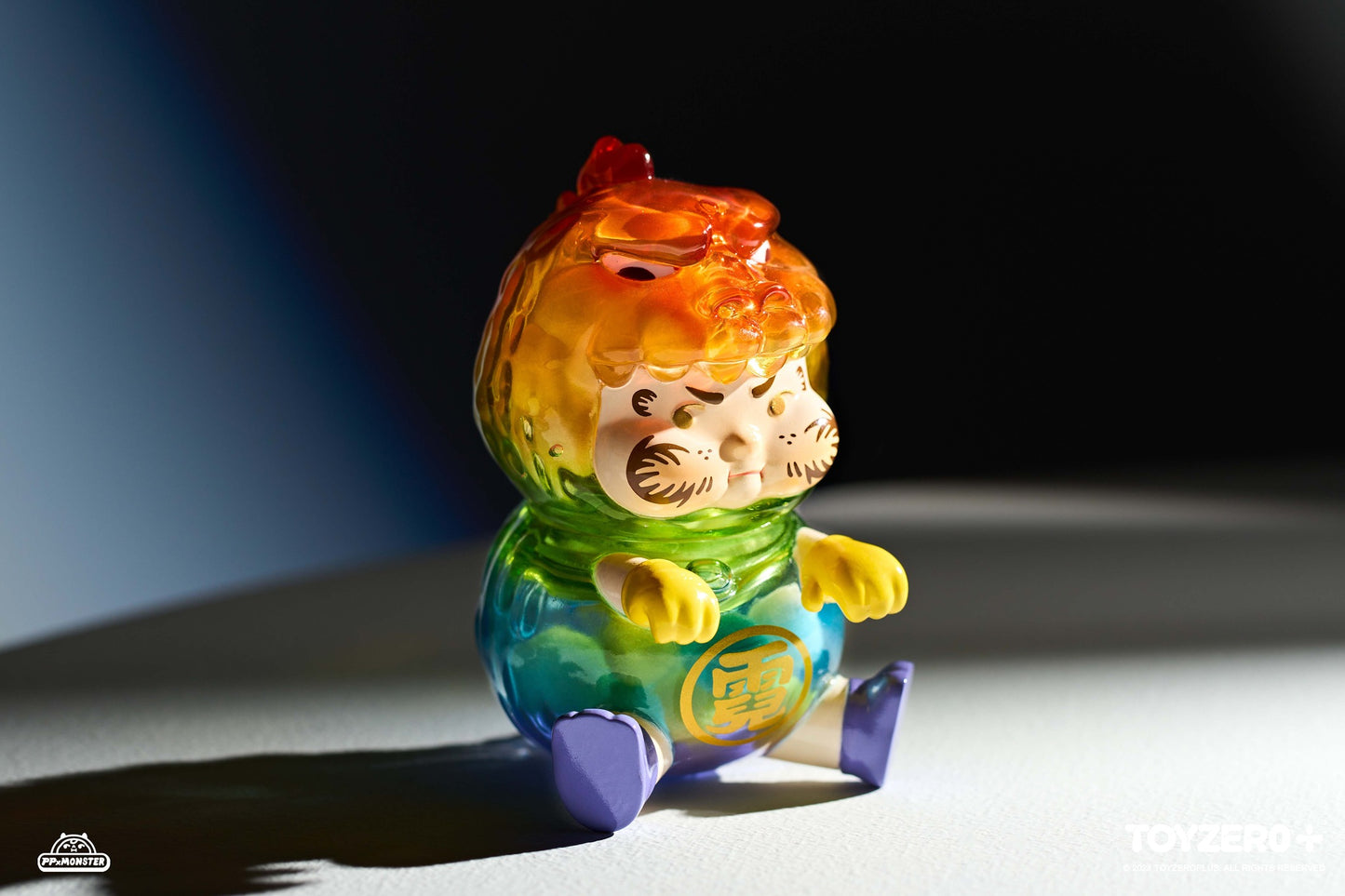 PP X MONSTER Rainbow Daruma Blind Box PP X MONSTER 霓彩達摩盲盒
