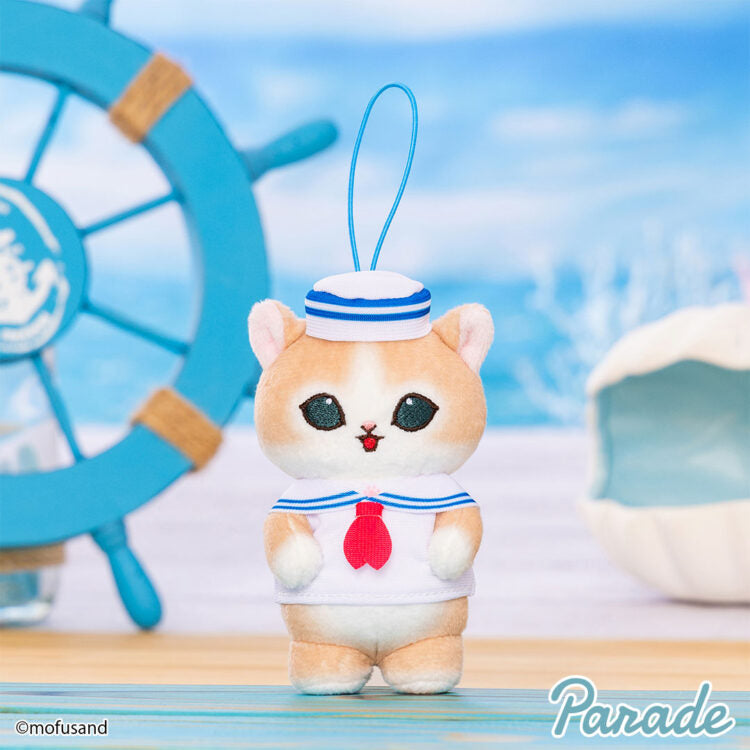 Mofusand Sailor Plush Keychain