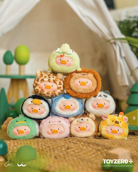 LuLu the Piggy Animal Party Vol.2 Stick Together PVC Face Plush Keychain (Blind Box)