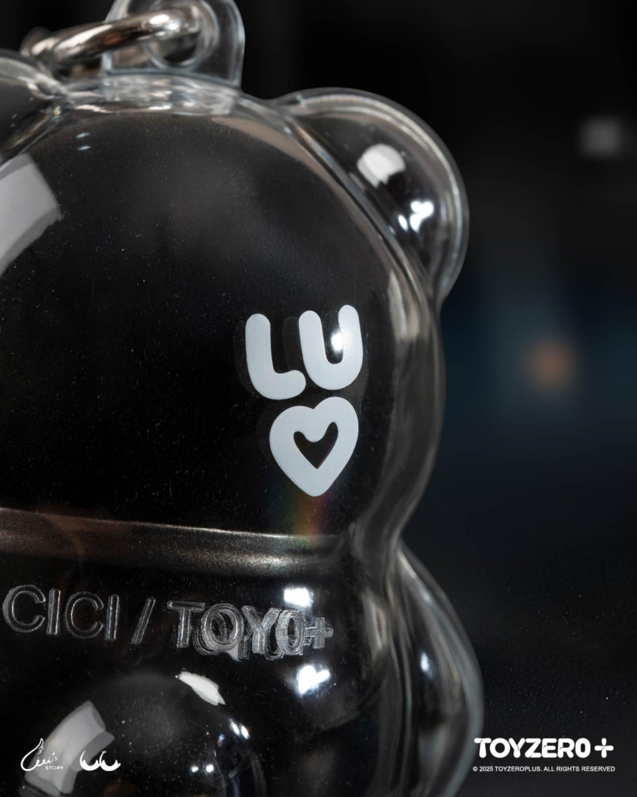LuLu the Piggy Teddy Mini Keychain Case
