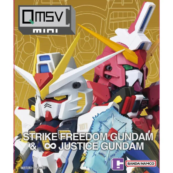 QMSV Mini Strike Freedom Gundam & Justice Gundam Blind Box