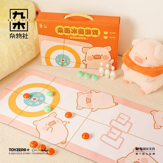 LuLu the Piggy Tabletop Curling Game
