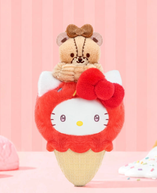 Hello Kitty and Friends Little Ice Cream Cone Plush Blind Box