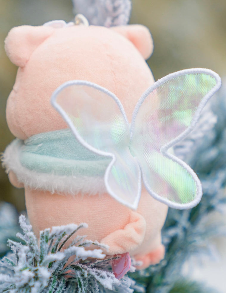 LuLu the Piggy Winter Series Snow Elf Lu Plush Keychain