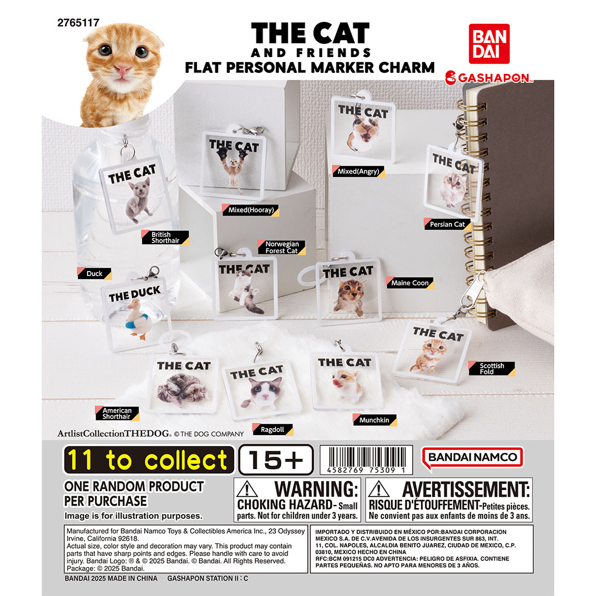 The Cat And Friends Umbrella Marker Gashapon
