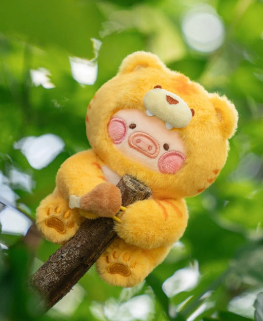 LuLu the Piggy Animal Party Vol.2 Huggy Plush Keychain (Tiger Lu Ver.)