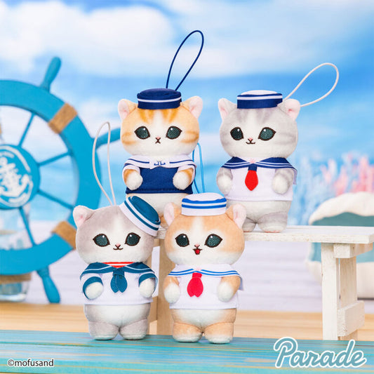Mofusand Sailor Plush Keychain