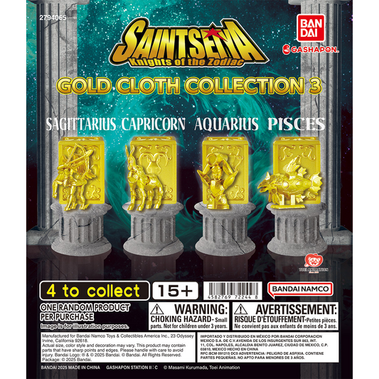 Saint Seiya Gold Cloth Collection 3 by Bandai Gashapon