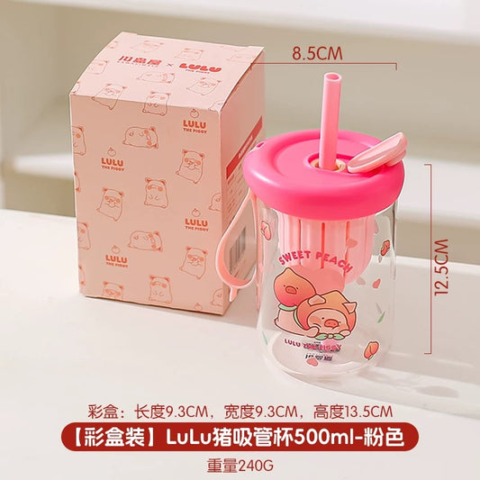 LuLu the Piggy Glass