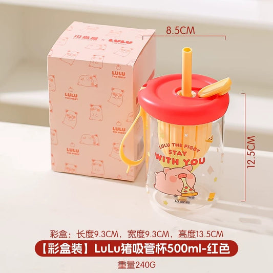 LuLu the Piggy Glass