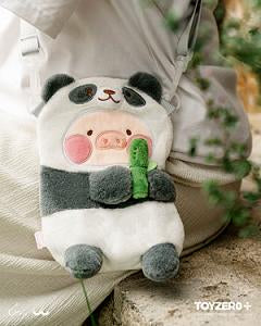 LuLu the Piggy Animal Party - Panda Lu Plush Crossbody Bag