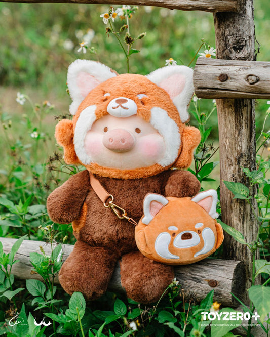 LuLu the Piggy Animal Party - Lively Red Panda Lu Plush