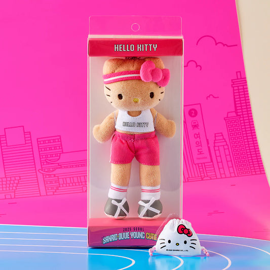 Sanrio x Olive Young Hello Kitty Plush Keychain
