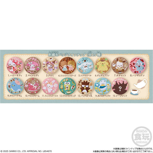 Sanrio Characters Embroidered Badge Biscuit 3