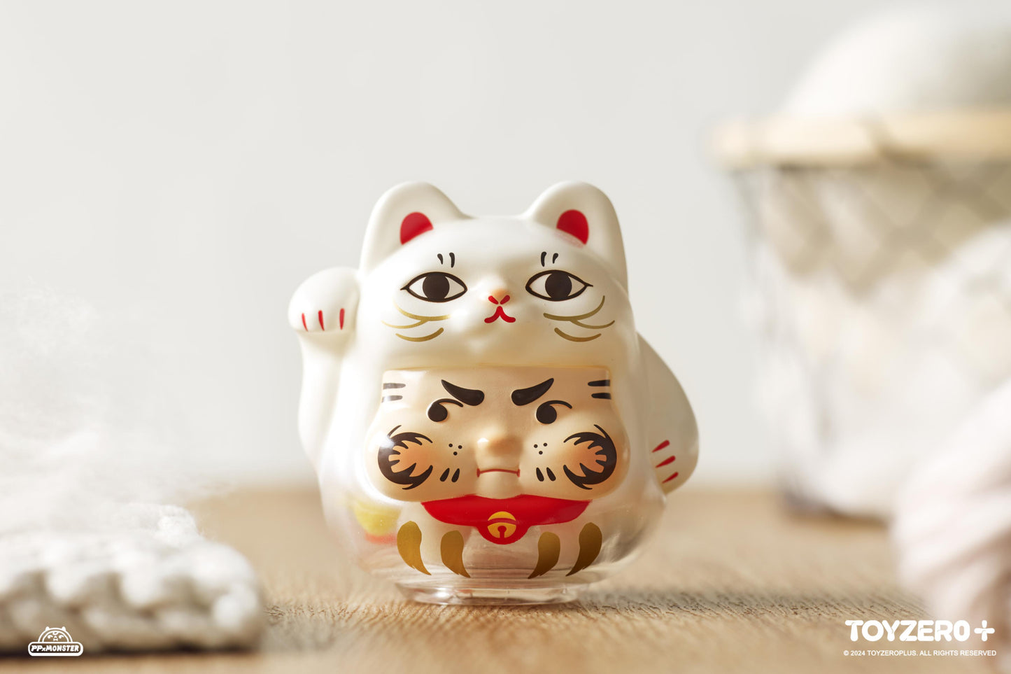 PP X Monster Lucky Kitten Daruma Blind Box