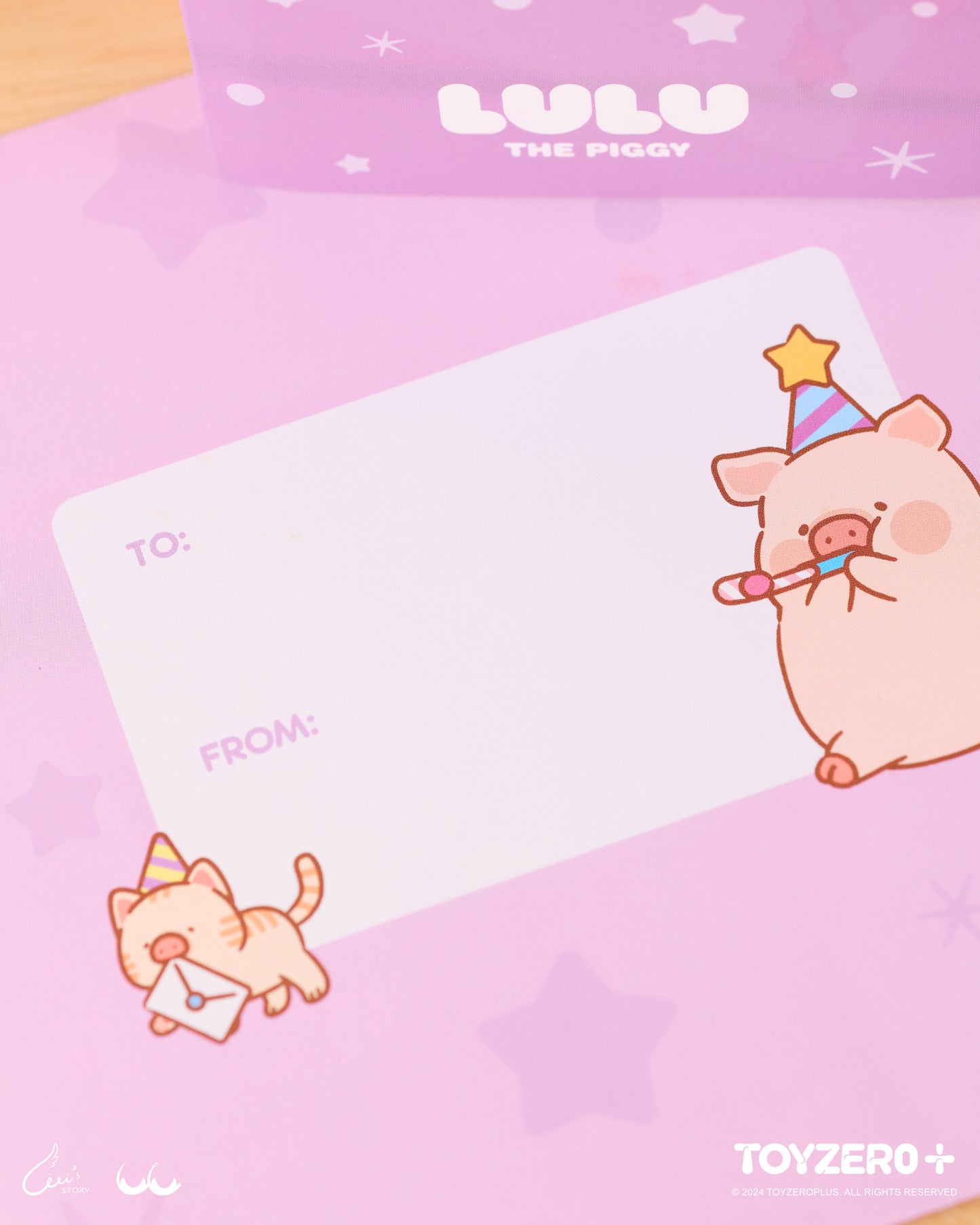 LuLu the Piggy Birthday - Birthday Card (A)