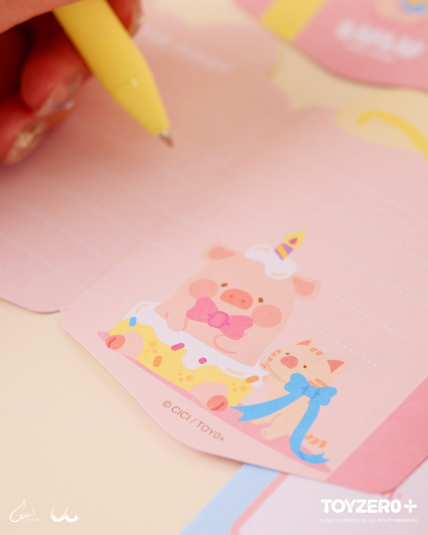 LuLu the Piggy Birthday - Message Letter