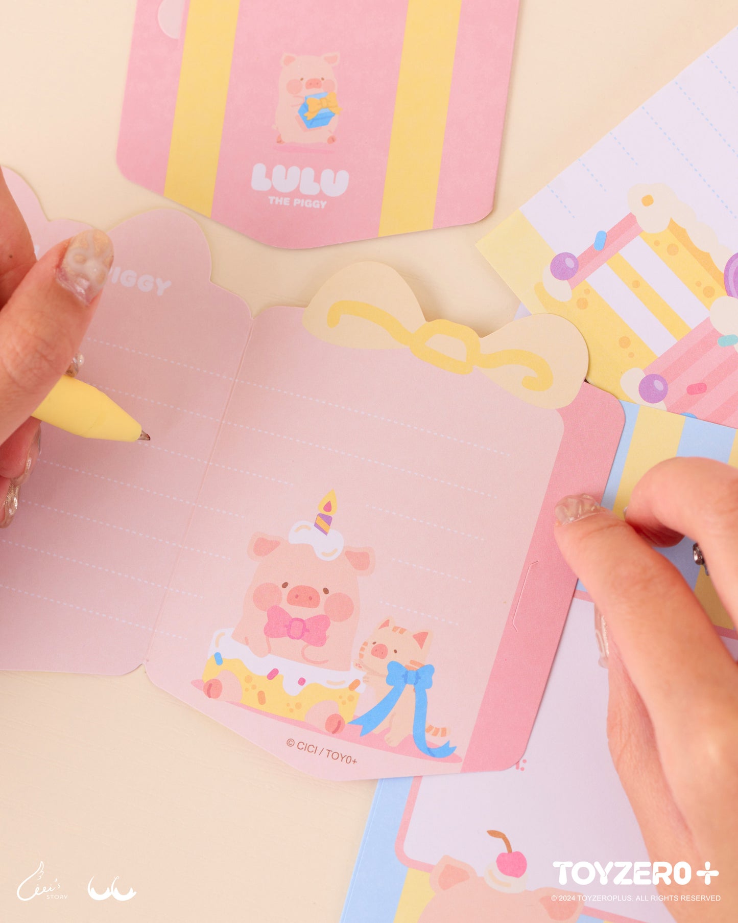LuLu the Piggy Birthday - Message Letter