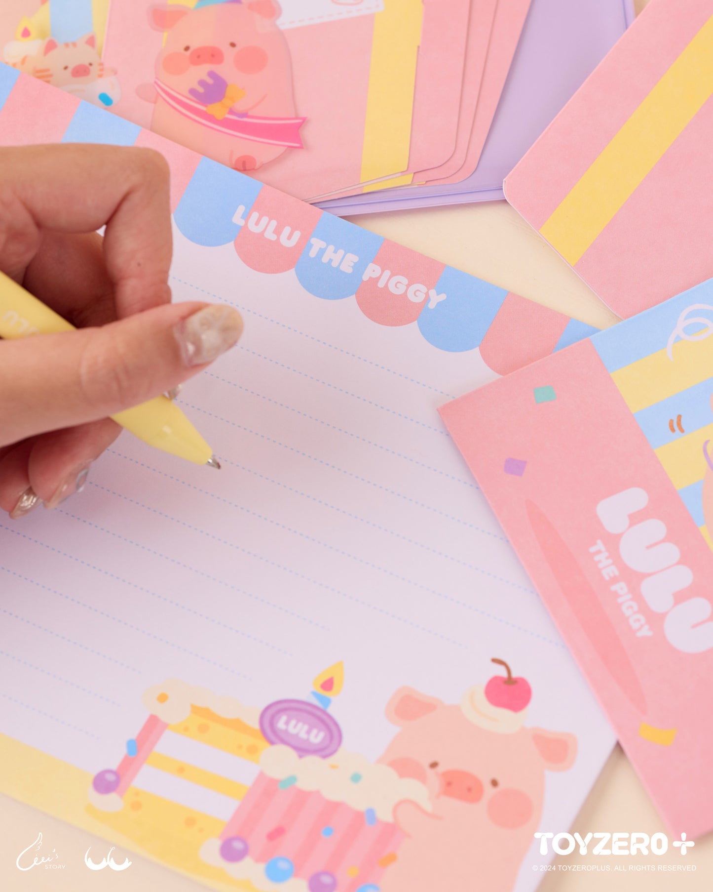 LuLu the Piggy Birthday - Message Letter