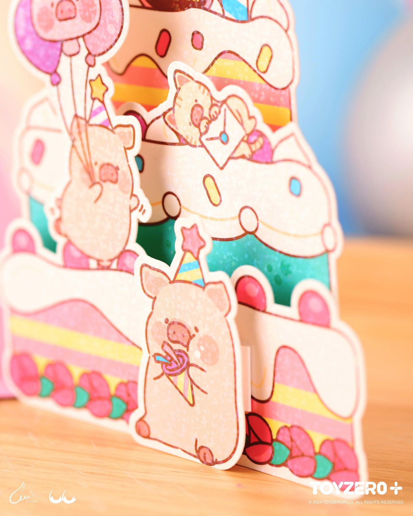 LuLu the Piggy Birthday - Birthday Card (B)