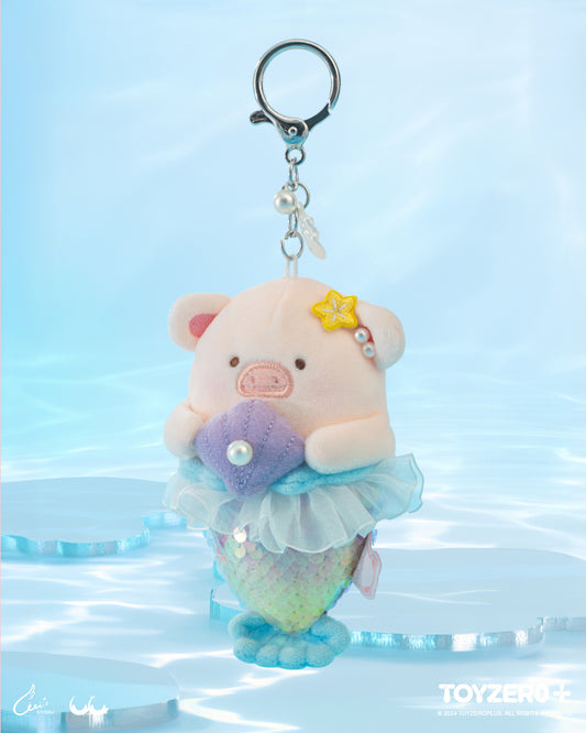 LuLu the Piggy Ocean - Mermaid LuLu Plush Keychain