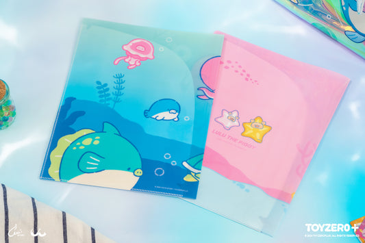 LuLu the Piggy Ocean - Glitter A4 Folder (Diver ver.)