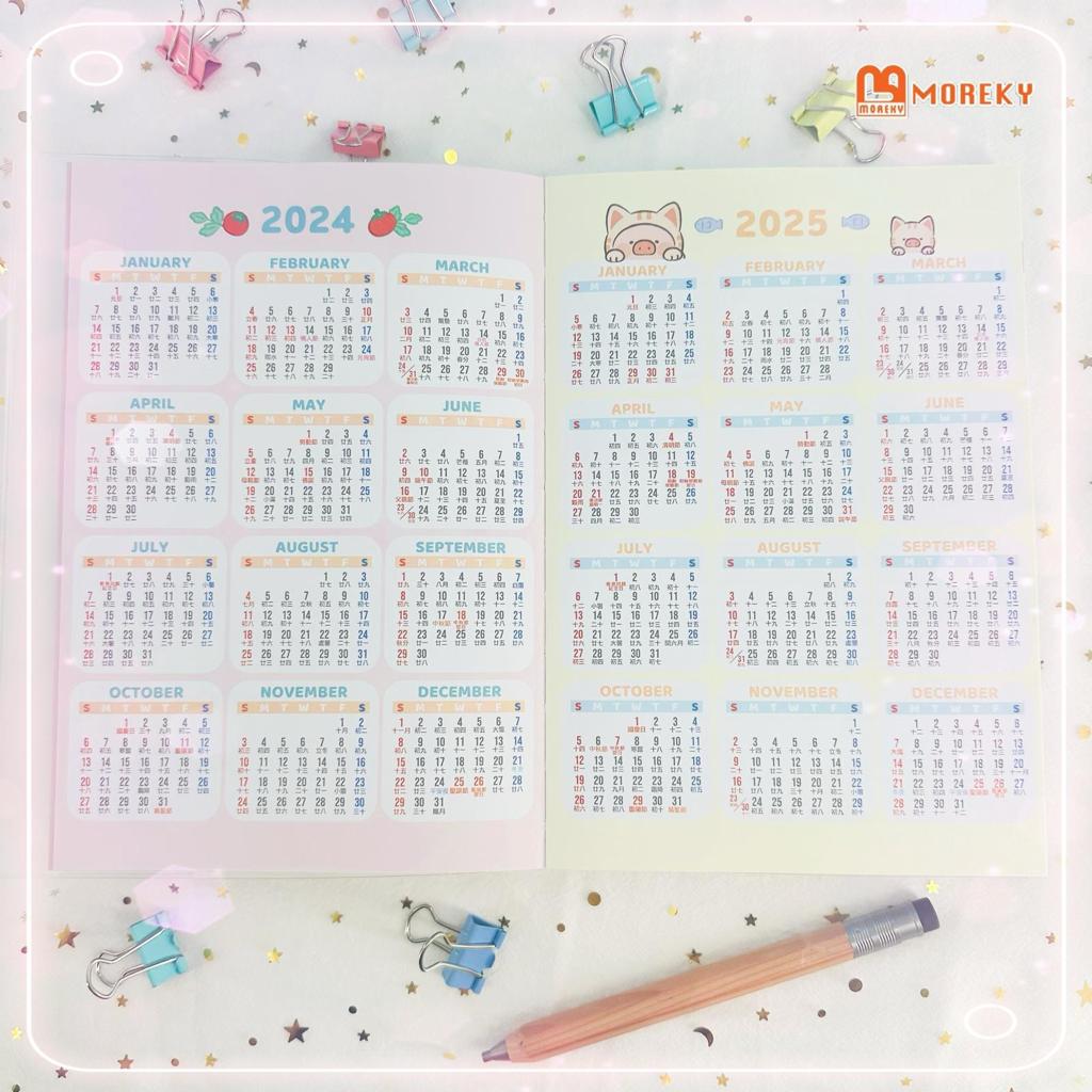 LuLu The Piggy Schedule Book 2024