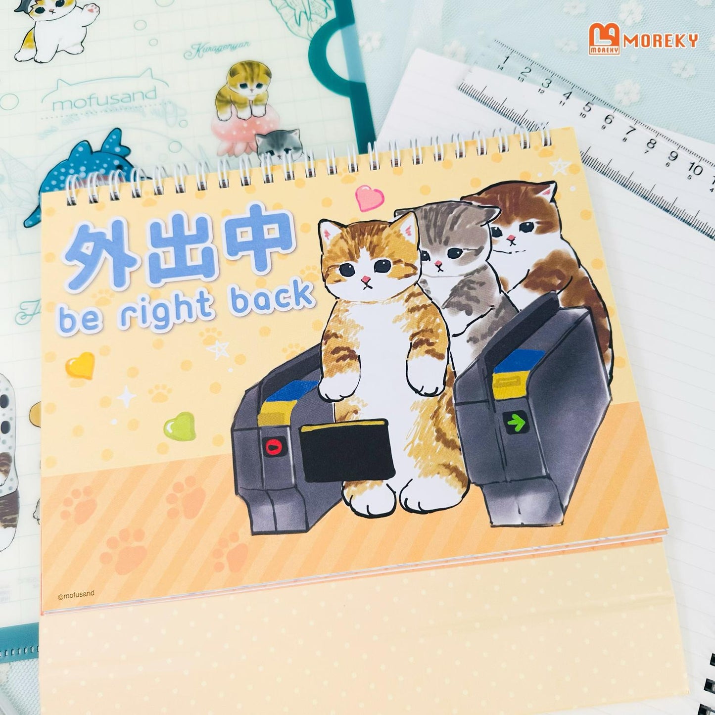 Mofusand Desktop Calendar 2024
