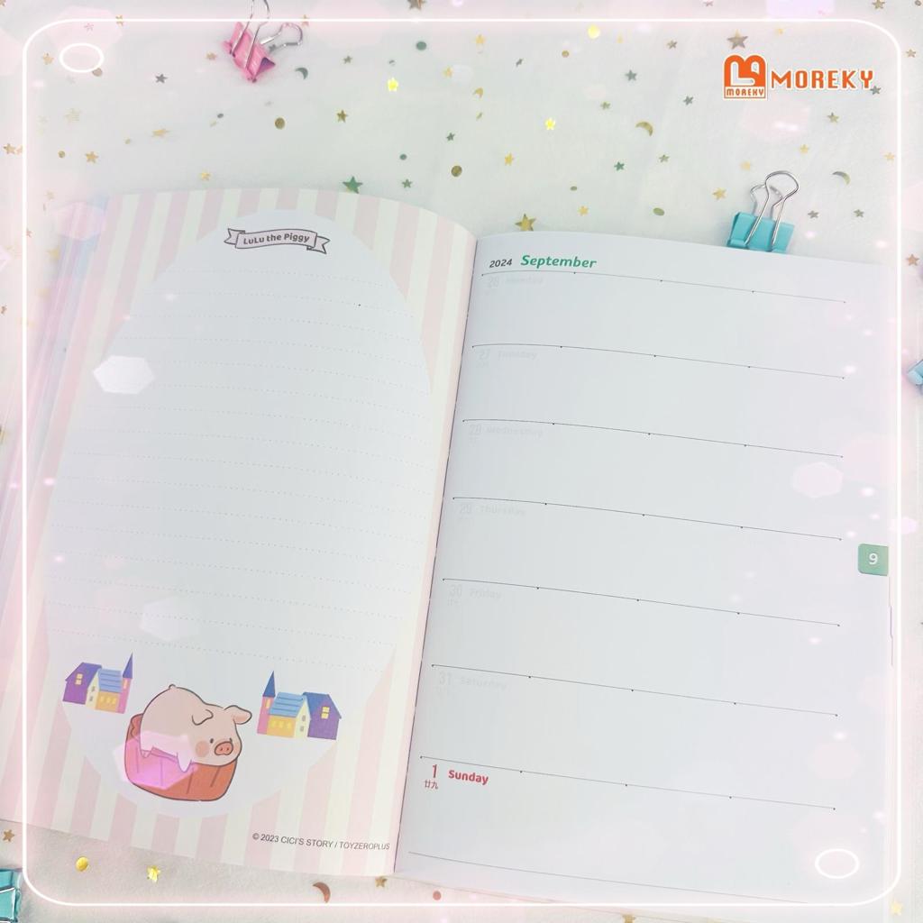 LuLu The Piggy Schedule Book 2024