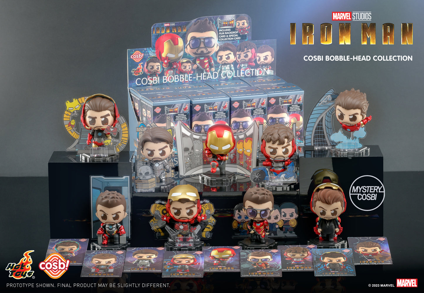 MARVEL IRON MAN COSBI BOBBLE-HEAD COLLECTION