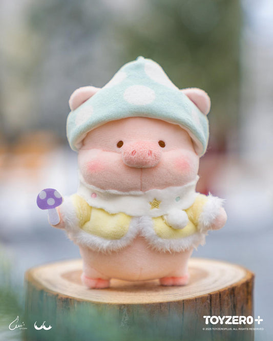 LuLu the Piggy Winter Series - Mushroom Elf Lu Plush Keychain
