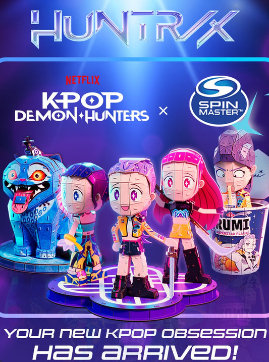 K-POP Demon Hunters 4D Build Puzzle- HUNTR/X Chibis