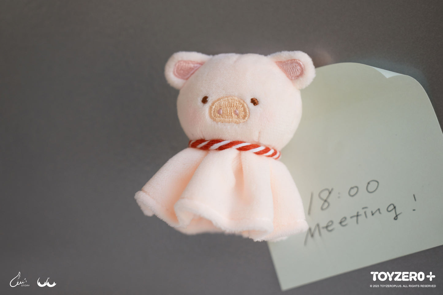 LuLu the Piggy Find Your Way -LuLu Teru Teru Bozu Plush Magnet 罐頭豬LuLu 旅行系列 -LuLu晴天娃娃毛絨磁石