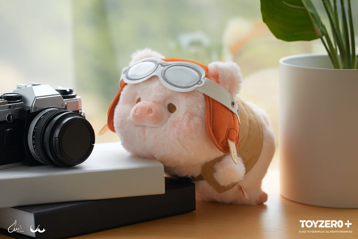LuLu the Piggy Find Your Way - 20cm Brave Explorer LuLu Plush Toy 罐頭豬LuLu 旅行系列 - 20cm 勇敢冒險家 LuLu毛絨公仔