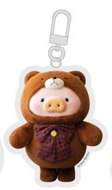 (ComplexCon) LuLu the Piggy Teddy LuLu - Acrylic Keychain (I am cute ver.)
