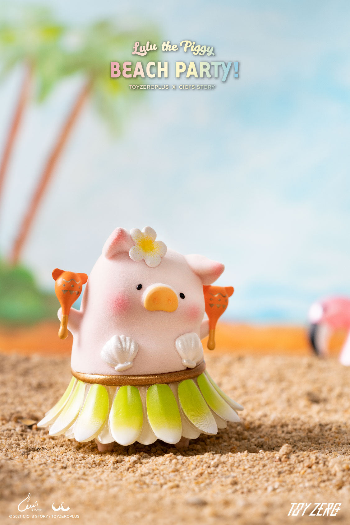 TOYZEROPLUS LULU the Piggy Beach Party Blind Box