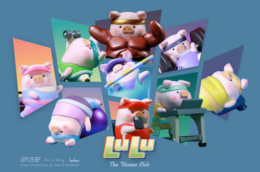 TOYZEROPLUS Lulu the piggy - Fitness Club