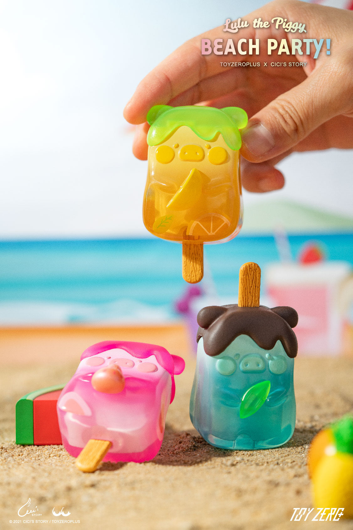 TOYZEROPLUS LULU the Piggy Beach Party Blind Box