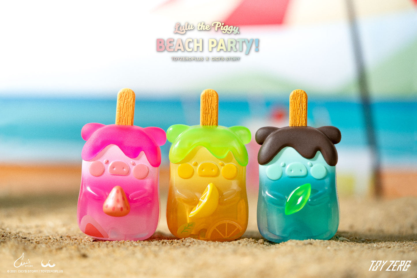 TOYZEROPLUS LULU the Piggy Beach Party Blind Box