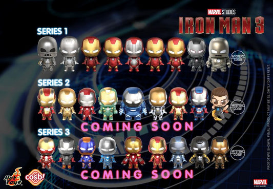 IRON MAN 3 IRON MAN COSBI BOBBLE-HEAD Series 2 Blind Box by Hot Toys