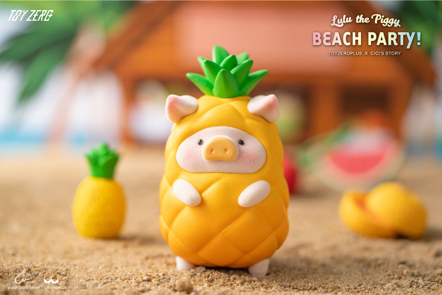 TOYZEROPLUS LULU the Piggy Beach Party Blind Box