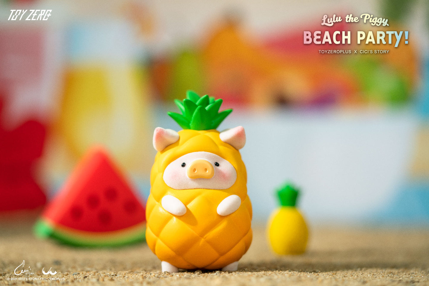 TOYZEROPLUS LULU the Piggy Beach Party Blind Box